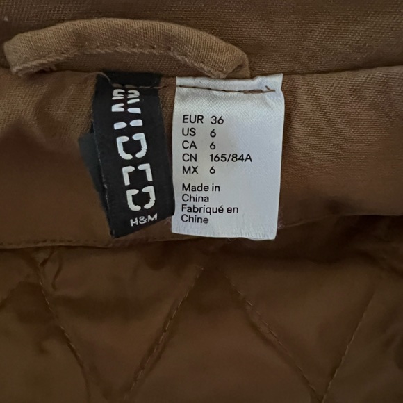 H&M Divided tan lined jacket - Picture 6 of 14